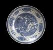 Asian art A large Chinese porcelain Ming dynasty Swatow dish, 16th C. -
