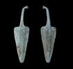 Ancient art Leaf shaped bronze dagger, Ancient Near East, 2nd. mill. BC -