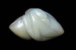 Asian art Lovely celadon & brown Jade pendant, China, Ming Dynasty, 1344-1664 AD -