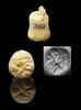 Ancient art Bell-shaped alabaster stamp seal, Urartu Kingdom 9th.-7th. cent. -