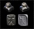 Ancient art Lovely Anatolian stamp seal w Boogey man demon, c. 2nd. mill. BC! -