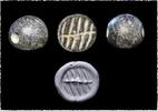 Ancient art Fine Anatolian hemispheric stamp seal, Uruk period 3rd. mill. BC -