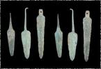 Ancient art Set of Early bronze Daggers, bronzeage, 3rd.-2nd. mill. BC -