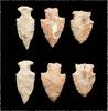 Ancient art P.F. Wulff collection: Lot of 3 Paleo-Indian silex points, c.10.000 BC -