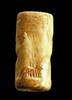 Ancient art Fine large Akkadian shell cylinder seal, ca. 2340 - 2193 BC. -