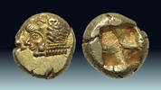 Ancient coins Greek Coins: Ionia, Erythrai 1/6th. gold silver EL stater, MS! -