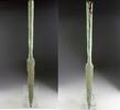 Ancient art A 55 cm.long ancient bronze lance, ancient Near East, 2nd mill BC -