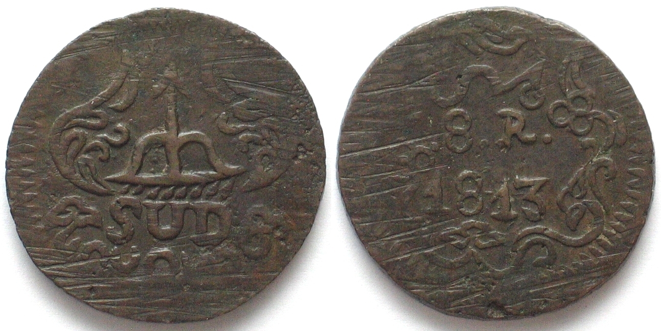 Mexiko Oaxaca MEXICO. War of Independence. Insurgent. OAXACA 8 Reales
