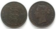 Jersey JERSEY 1/12 Shilling 1888 VICTORIA bronze AU!!! -
