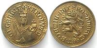 Tschechoslowakei - Medaillen "Ducat of CHARLES IV" Medal ca.1975 bronze 43mm -