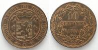 Luxemburg LUXEMBOURG 10 Centimes 1854 WILLEM III bronze AU! -