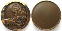 Schweiz - Schützenmedaillen GRINDELWALD (BERN) 1984 SHOOTING FESTIVAL Medal bronze 50mm -