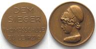 Deutschland - Medaillen DEM SIEGER - THOMASSCHULE ZU LEIPZIG Medaille o.J.(ca.1915) v. Lauer Bronze 30mm -