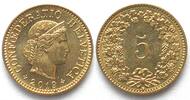 Schweiz SWITZERLAND 5 Rappen 2019 - DOUBLE EDGE - RARE! -