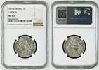 FRANCE 2 Francs TROISIÈME RÉPUBLIQUE 2 Francs 1871 A Paris CERES argent NGC MS 63 -