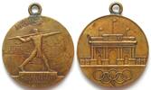 Ägypten - Medaillen ÉGYPTE 1951 1ers JEUX MEDITERRANEENS ALEXANDRIE Medaille bronze 61mm -