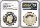 SEALAND S$10 SEALAND. 10 Dollars 1972, PRINCESS JOAN I, silver, RARE! Top Pop! -