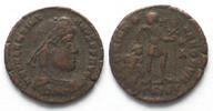 Roman Imperial VALENTINIAN I (364-375 AD). AE Follis, ΓSISC, Siscia mint, GLORIA ROMANORVM, VF -