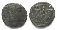 Roman Imperial CONSTANS (333-350 AD). AE Follis, CON, Constantinople mint, GLORIA EXERCITVS -