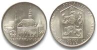 Tschechoslowakei CZECHOSLOVAKIA 50 Korun 1986 CESKY KRUMLOV silver UNC -