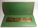Schweiz - Medaillen DORNECK 1949 Bronze plaque DORNACH BATTLE MONUMENT 197x40mm -