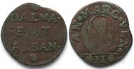 Dalmatien & Albanien VENICE. Gazetta (2 Soldi) ND(1684-91), Dalmatia et Albania, copper, VF -
