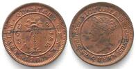 Ceylon CEYLON 1/4 Cent 1901 VICTORIA copper UNC! -