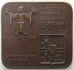 Deutschland - Medaillen MUNICH 1955 CANINE EXPO. Plaque by Poellath, bronze, 70x66mm -