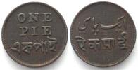 Indien Britisch INDIA-BRITISH. Bengal Presidency, Pie ND (1831-35) copper XF -