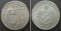 Kuba CUBA 1 Peso 1985, International Year of Music, Bach, Cu-Ni, BU -