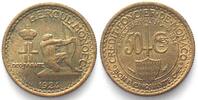 Monaco MONACO 50 centimes 1924 LOUIS II Alu-Bro qFDC!!! -