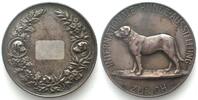 Schweiz - Medaillen ZURICH - INTERNATIONAL CANINE EXPO ND (1897) silver 40mm -