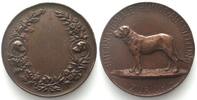 Schweiz - Medaillen ZURICH - INTERNATIONAL CANINE EXPO ND (1897) bronze 40mm -