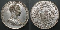 Deutschland - Medaillen Imitation MARIA THERESA THALER / BRAVERY MEDAL about 1900 silvered brass 31mm -