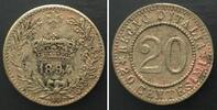 Italien - Fälschungen ITALY 20 Centesimi 1894 KB CONTEMPORARY COUNTERFEIT -