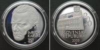 Slowakei SLOVAKIA 200 Korun 2003 IMRICH KARVAS silver Proof -