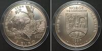 Norwegen NORWAY 5 Euro 1997 Castor fiber TRONDHEIM Cu-Ni BU -