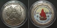 England UK 25 Euro 1997 Ship HONG KONG RETURNS TO CHINA / GOLDEN WEDDING Cu-Ni -