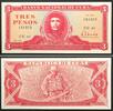 Kuba CUBA 3 Pesos 1984 CHE GUEVARA, Sig. Raul Leon Torras, BU -