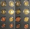 Europroben VATICAN - SPECIMEN Euro Pattern Proof Set 2005 JOHN PAUL II -