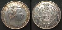 Liechtenstein Taler LIECHTENSTEIN Thaler 1862 JOHANN II silver OFFICIAL RESTRIKE -