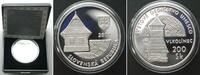 Slowakei SLOVAKIA 200 Korun 2002, UNESCO World Heritage site - Vlkolinec, silver Proof -