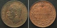 Italien ITALY. 10 Centesimi 1893 B/I, UMBERTO I copper UNC-!!! -