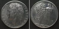 Italien ITALY. 100 Lire 1979, steel, die rotation mint error, UNC -