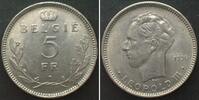 Belgien 1936 BELGIUM 5 Francs 1936 BELGIE Pos. A LEOPOLD III nickel UNC-... 24,99 EUR  + 12,00 EUR frais d'envoi