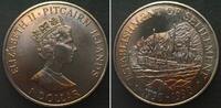 Pitcairn PITCAIRN ISLANDS 1 Dollar 1990 ESTABLISHMENT of SETTLEMENT Cu-Ni -