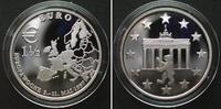 Deutschland - Bundesrepublik BERLIN 1-1/2 Euro 1997 EUROPE WEEK silver Proof -