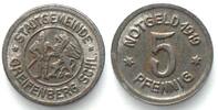 Greiffenberg (Schlesien) Germany GREIFFENBERG (Silesia) 5 Pfennig 1919 iron, mint error GREIFENBERG, RARE -