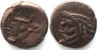 Pantikapaion CIMMERIAN BOSPOROS. Pantikapaion, AE 17mm 325-310 BC, Pan / bull AU! -