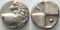 Thrakien - Chersonesos THRACE. Chersonesos, AR Hemidrachm, 400-350 BC, pellet & palm branch, UNC-!!! -